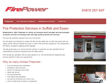 Tablet Screenshot of firepower999.co.uk